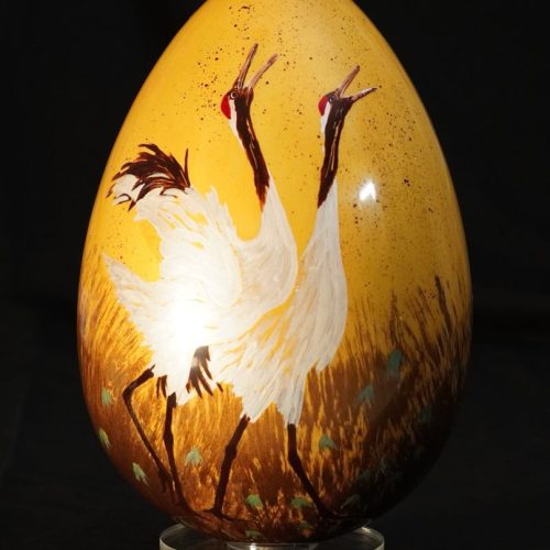 The Art of the Egg - Red Cranes